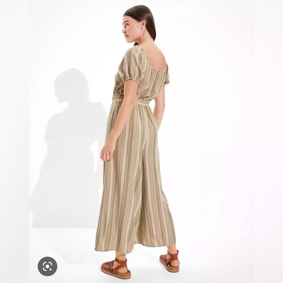 American Eagle Front Tie Striped Jumper Size Sm/M - Picture 4 of 9